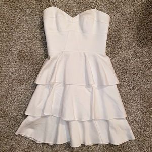 Amanda Uprichard Tiered Ruffle Dress